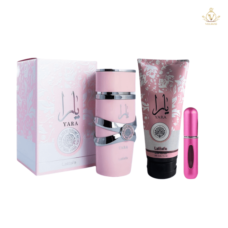 Estuche Lattafa Yara (Perfume, Splash, Crema)