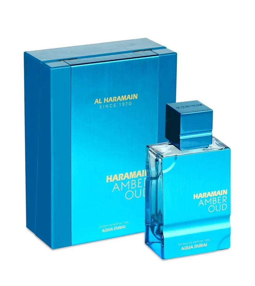 Haramain Amber Oud Aqua Dubai (Estuche)