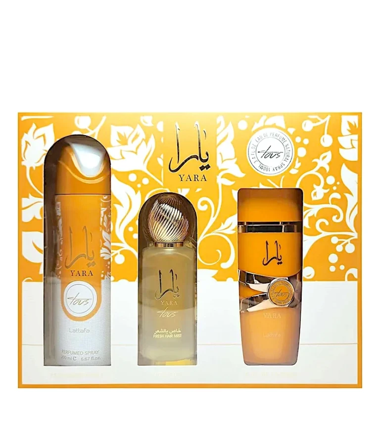 Estuche Lattafa Yara Touch (Perfume, Splash, Crema)